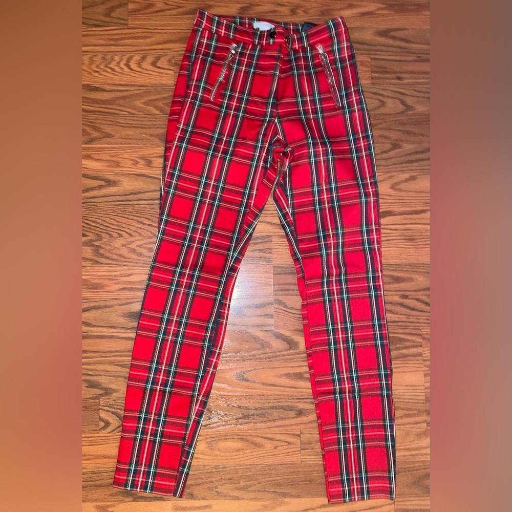 COPY - H&M size 4 women’s tapered plaid pants